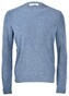 Gran Sasso Bouclé Crew Neck Wool Blend Pullover Light Blue