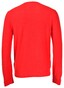 Gran Sasso Bouclé Crew Neck Wool Blend Pullover Red