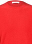 Gran Sasso Bouclé Crew Neck Wool Blend Pullover Red