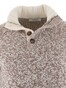 Gran Sasso Button Collar Melange Pullover Brown Melange Dark