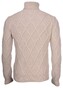 Gran Sasso Cable Turtle Geelong Wool Pullover Beige