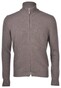 Gran Sasso Cardigan Zip Wool Blend Vest Hazel