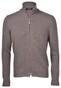 Gran Sasso Cardigan Zip Wool Blend Vest Hazel