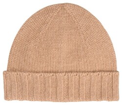 Gran Sasso Cashmere Knit Beanie Cap / Beanie Camel