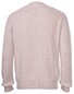 Gran Sasso Cashmere Ribbed Structure Crew Neck Pullover Beige