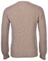 Gran Sasso Cashmere Ribbed Structure Crew Neck Pullover Hazel