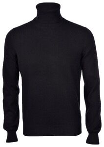 Gran Sasso Cashmere Turtle Pullover Black