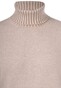 Gran Sasso Cashmere Uni Color Rollneck Pullover Beige