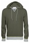 Gran Sasso Cashmere Wool Blend Contrast Edges Pullover Green