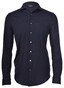 Gran Sasso Cotton Cashmere Wide-Spread Overhemd Blue Navy