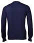 Gran Sasso Cotton V-Neck Pullover Blue Navy