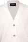 Gran Sasso Dropped Shoulder 4-Button Uni Color 2-Ply Super Geelong Wool Cardigan White