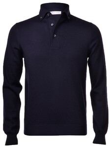 Gran Sasso Extrafine Merino Polo Navy