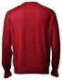 Gran Sasso Extrafine Merino V-Neck Classic Pullover Red