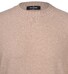 Gran Sasso Felted Cashmere Crew Neck Pullover Beige