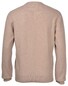 Gran Sasso Felted Cashmere Crew Neck Pullover Beige