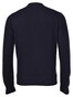 Gran Sasso Felted Cashmere Crew Neck Pullover Navy