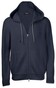 Gran Sasso Fisherman's Rib 2-Ply Cashmere Hooded Cardigan Blue Navy