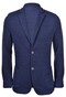 Gran Sasso Knit Jacket Piquet Stitch Vest Blauw