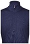 Gran Sasso Light Merino Vintage Mock Zip Pullover Dark Evening Blue