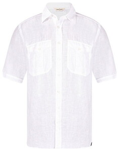 Gran Sasso Linen Vintage Shirt White