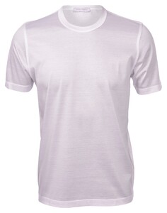 Gran Sasso Lisle Cotton T-Shirt White