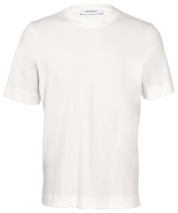Gran Sasso Luxury Cotton Interlock Uni Color Crew Neck T-Shirt White