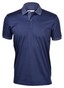 Gran Sasso Mercerized Cotton Jersey Polo Poloshirt Denim Blue