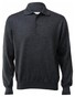 Gran Sasso Merino Extrafine Polo Sweater Trui Charcoal
