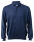 Gran Sasso Merino Extrafine Polo Sweater Trui Denim Blue