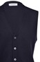 Gran Sasso Merino Wool Knit Gilet Blue Navy