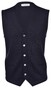 Gran Sasso Merino Wool Knit Waistcoat Blue Navy