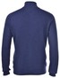 Gran Sasso Popcorn Full Zip Cardigan Royal Blue