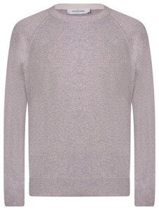 Gran Sasso Raglan Crew Neck Cashmere Blend Trui Licht Grijs