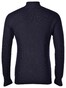 Gran Sasso Rain Wool Coated Merino Trui Blue Navy