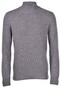 Gran Sasso Rib Turtleneck Uni Color Knit Pullover Grey