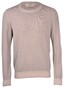 Gran Sasso Ribbed Details Vintage Crew Neck Pullover Dove Grey