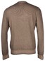 Gran Sasso Ribbed Details Vintage Crew Neck Pullover Mud Green