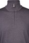 Gran Sasso Soft Merino Half Zip Pullover Charcoal