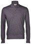 Gran Sasso Soft Merino Half Zip Trui Charcoal