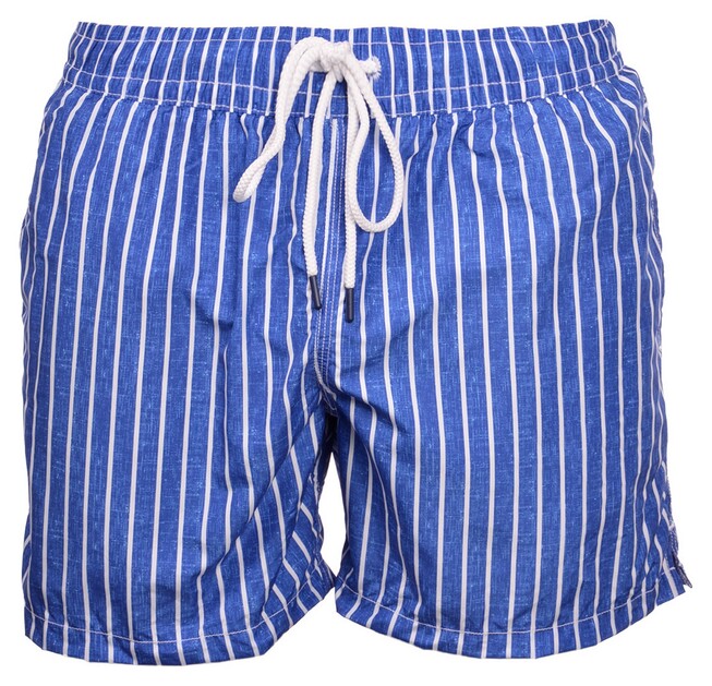 Gran Sasso Striped Swim Short Blue