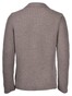 Gran Sasso Super Geelong Wool Knit Cardigan Dove Brown-Grey