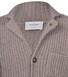 Gran Sasso Super Geelong Wool Knit Cardigan Dove Brown-Grey