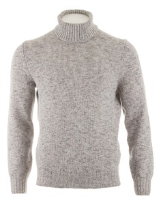 Gran Sasso The Regent Melange Rollneck Pullover Grey