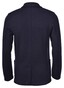Gran Sasso Travel Wool Knit Jacket Extrafine Merino Blue Navy