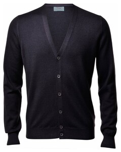 Gran Sasso Vintage Délavé Extrafine Merino Vest Vest Charcoal