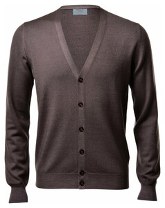 Gran Sasso Vintage Délavé Extrafine Merino Vest Vest Hazel