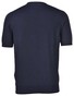 Gran Sasso Vintage Effect Organic Fine Cotton T-Shirt Blue Navy