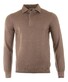 Gran Sasso Vintage Extrafine Merino Long Sleeve Polo Hazel