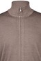 Gran Sasso Vintage Full Zip Extrafine Merino Cardigan Hazel